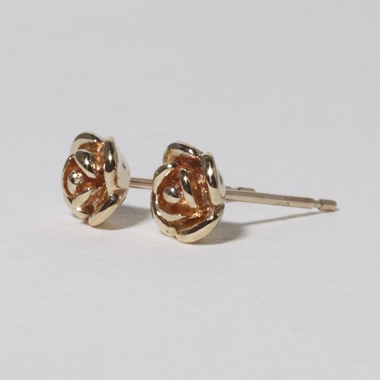 K18 薔薇ピアス ローズ rose 上品 おしゃれ アクセサリー ジュエリー