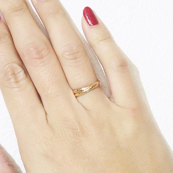 幅太☆K18YG/K18PG 18金イエローゴールド ピンクゴールド リング 指輪  