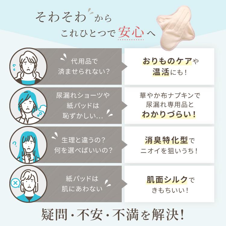 JEWLINGE（ジュランジェ） 尿漏れパッド 軽失禁パッド 女性用 吸水
