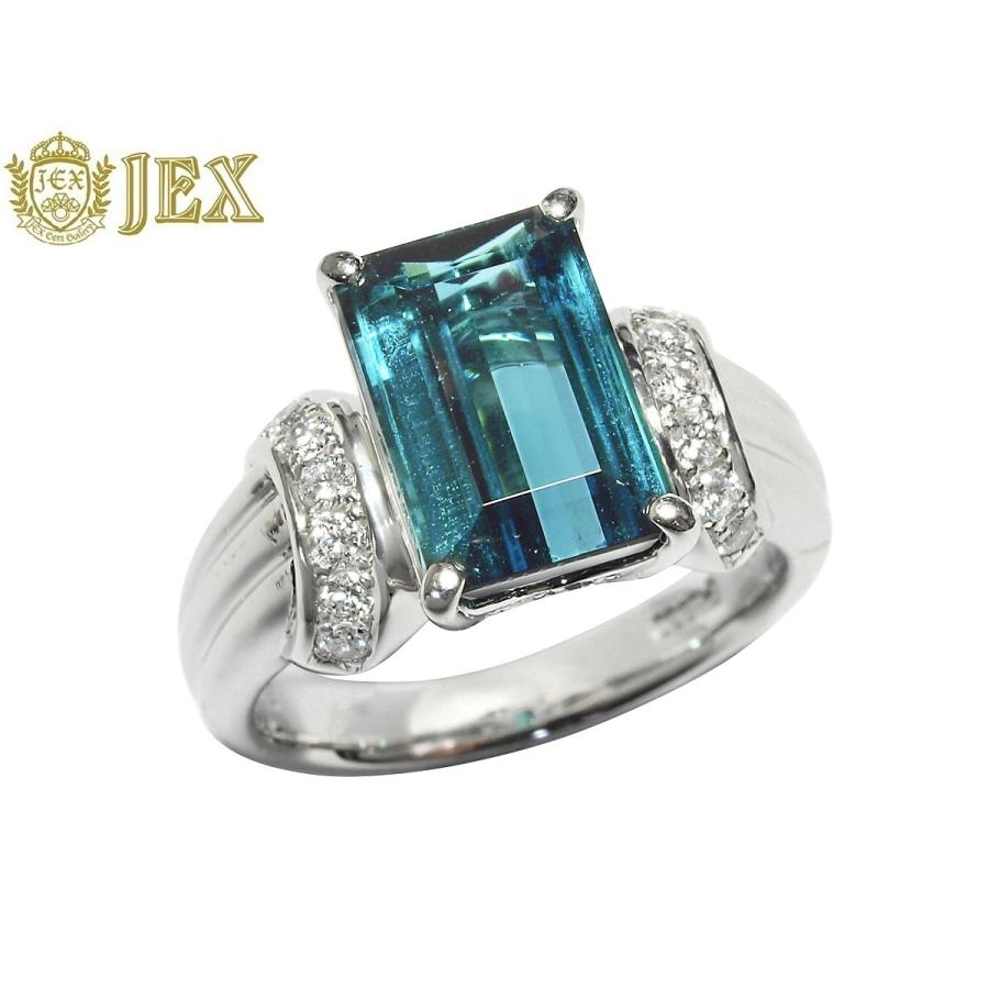 Pt900ブルートルマリン リング (No.126205)