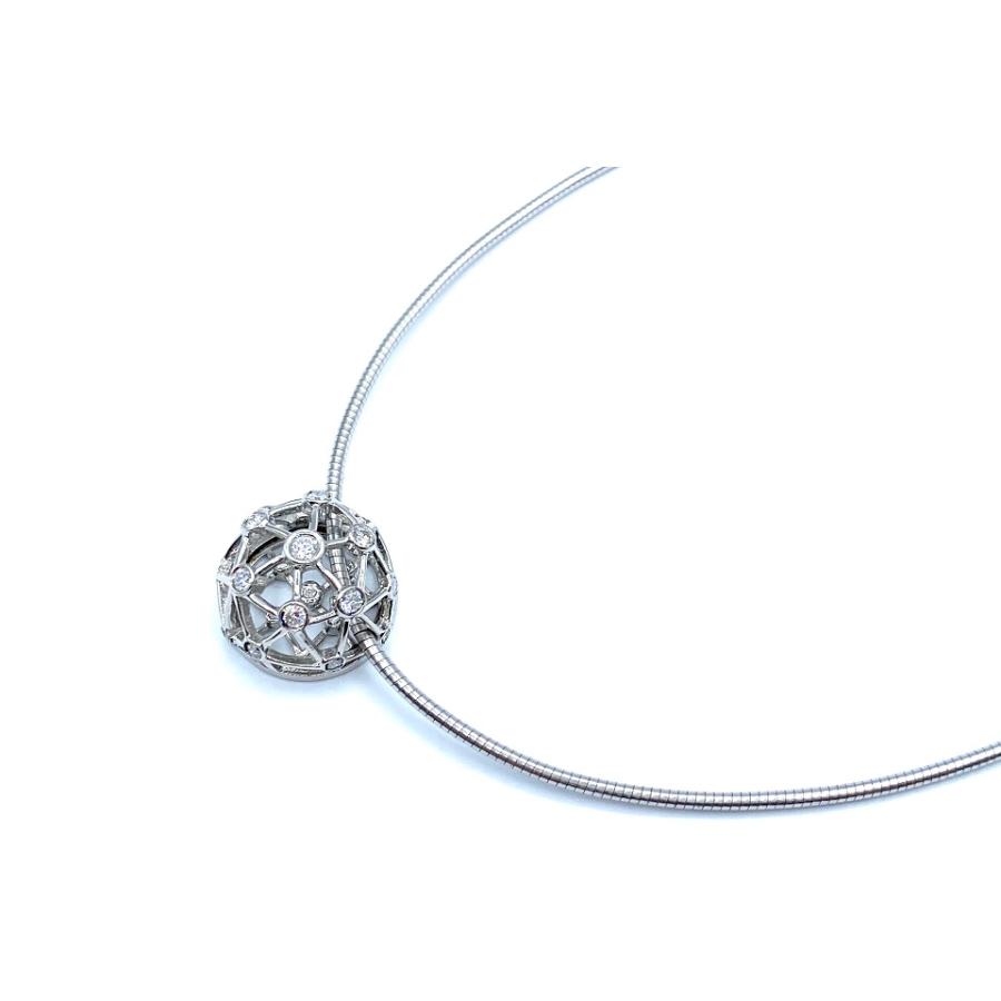 Diamond Pt900 K18WG NC ダイヤモンドネックレス NO.127677 : JEX宝石