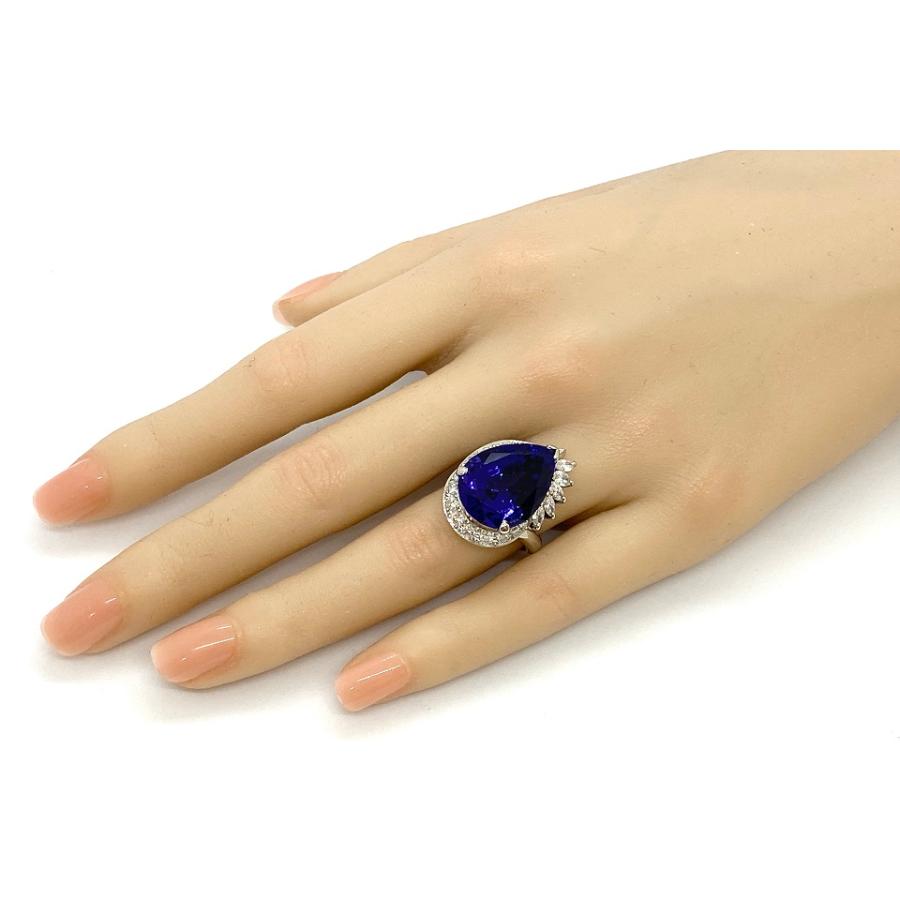 タンザナイト リング 指輪 PT900 1.1ct プレゼント GNJ-55