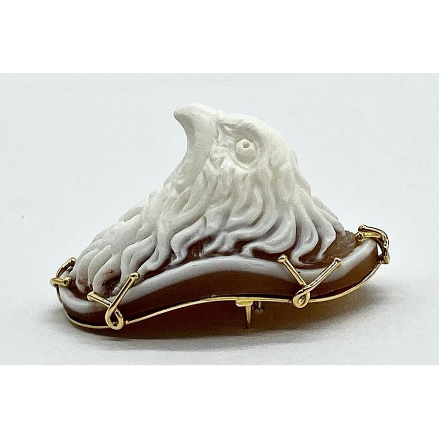 Shell Cameo K18シェルカメオタイタック NO.128422 : JEX宝石  