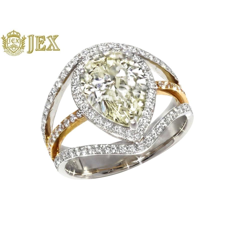 pt900 イエローダイヤモンドリング Yellow Diamond Pt900イエローダイヤモンドリング (NO.127987） – JEX
