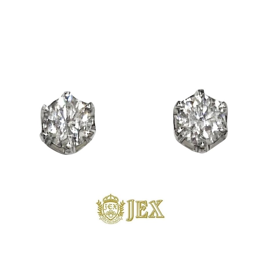 Diamond Pt900ダイヤモンドピアス NO.128654 : JEX宝石ギャラリー