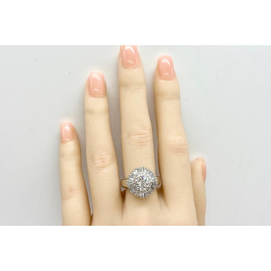 Diamond Pt900ダイヤモンドリング NO.128685 【公式通販】