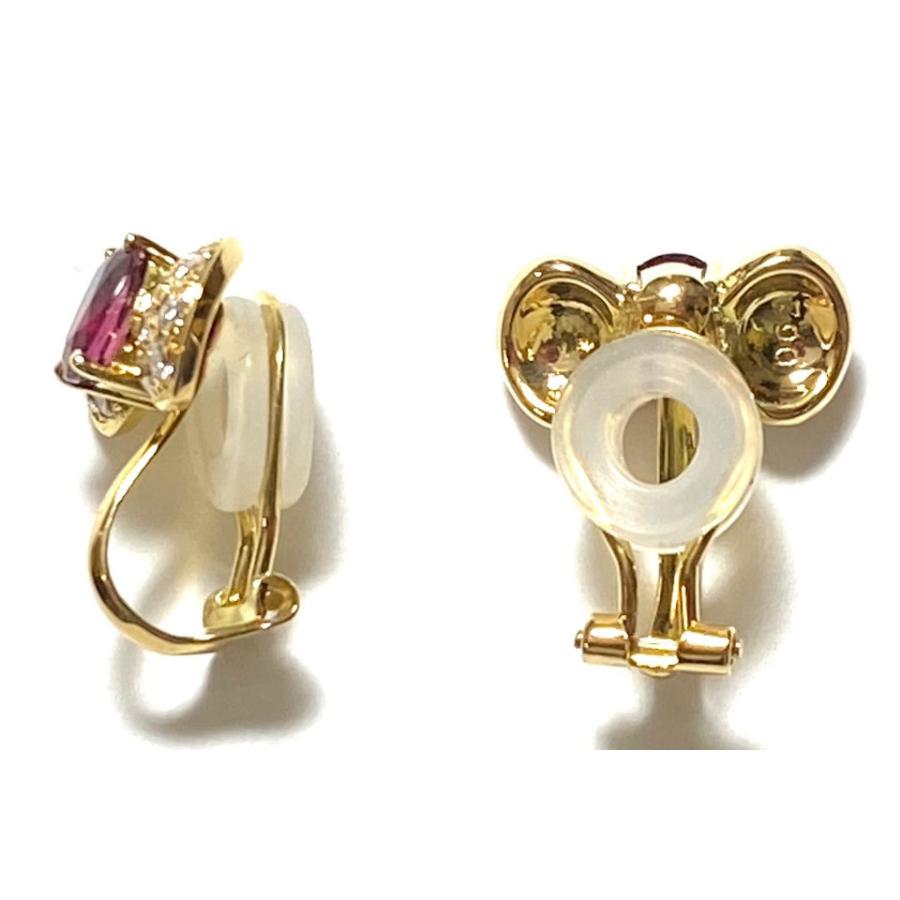 Ruby K18ルビー ダイヤモンドイヤリング 新品 NO.48427 : JEX宝石  