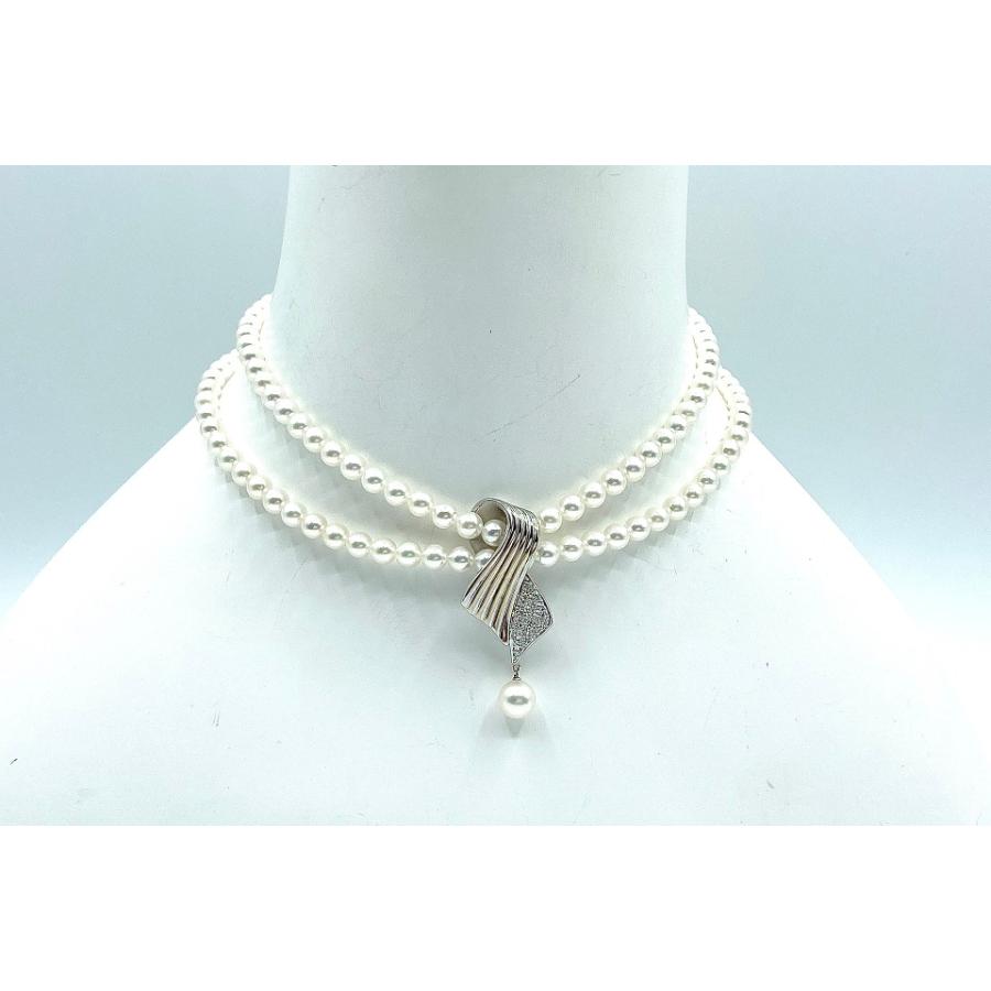 MIKIMOTO ミキモト 植田いつ子コレクション K18WGアコヤパール  