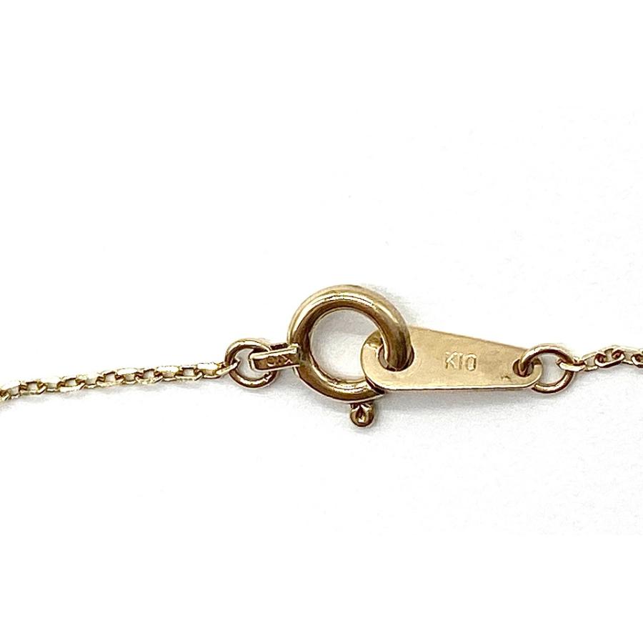 JILL STUART ジルスチュアート K10PGダイヤモンドネックレス NO.48839