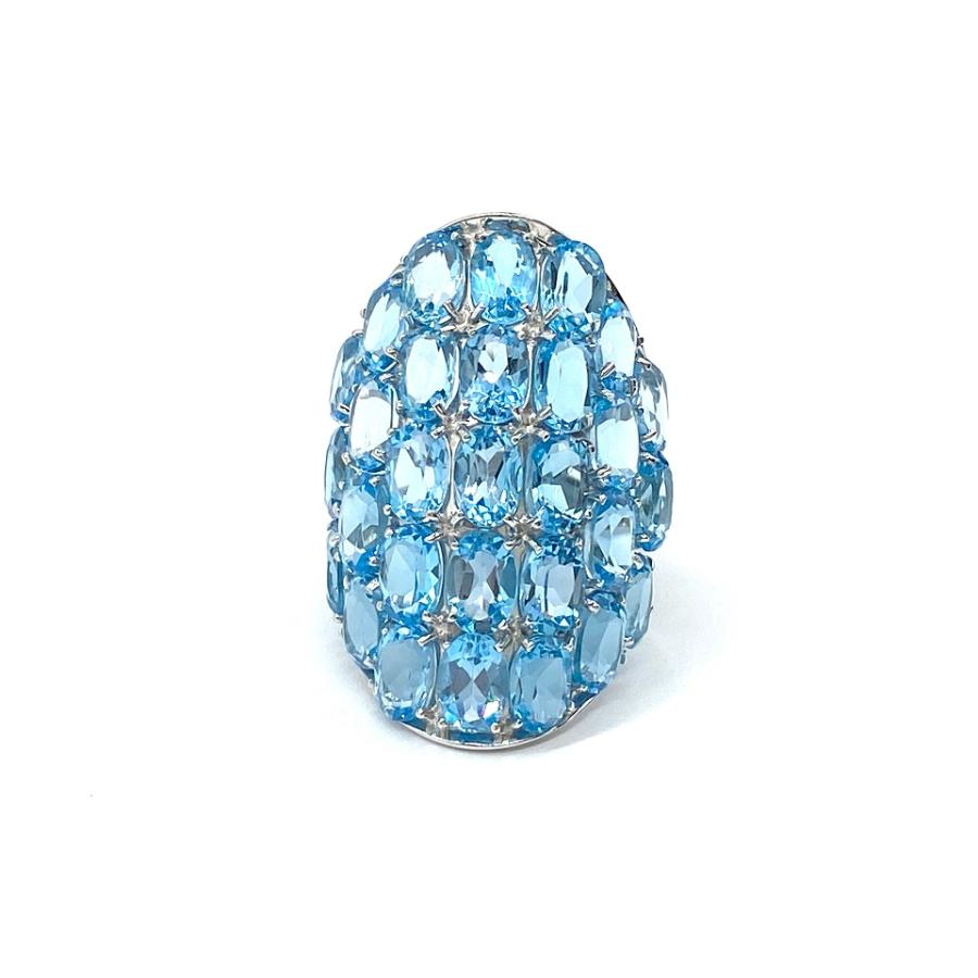 ぺ*こ様 k18 ブルートパーズ　リング　8号 Blue Topaz K18ブルートパーズリング (NO.48665) – JEX宝石