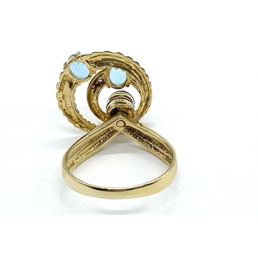 ブルートパーズ16ct18金WGリング 楽天市場】K18YG/PG/WG ミル打ち ブルートパーズ リング【送料