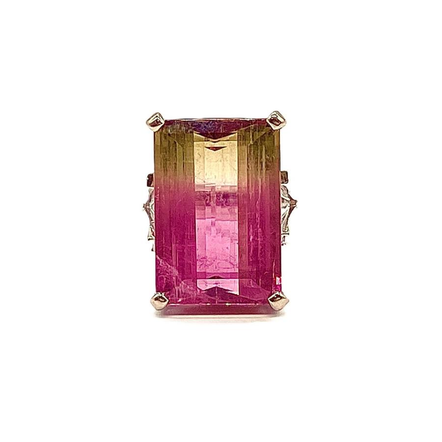 Bicolor Tourmaline K18WGバイカラートルマリンリング NO.49221 : JEX