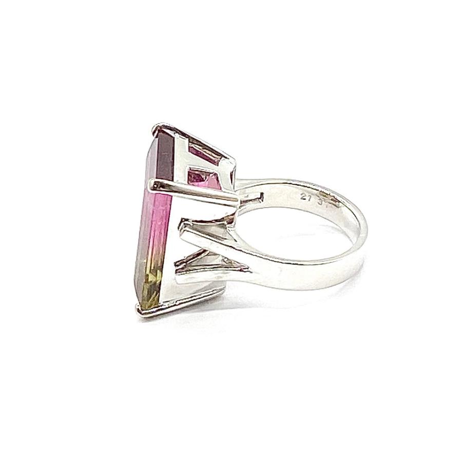 Bicolor Tourmaline K18WGバイカラートルマリンリング NO.49221 : JEX