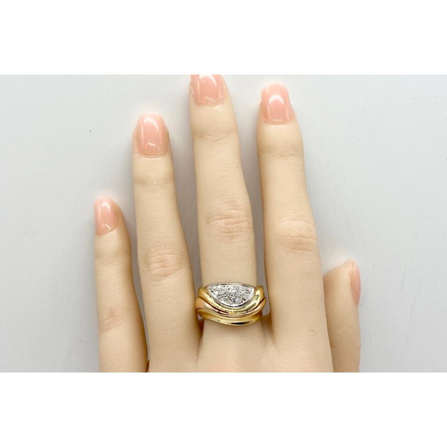 DAMIANI（ダミアーニ） K18 WG PGダイヤモンドリング NO.50001 : JEX 
