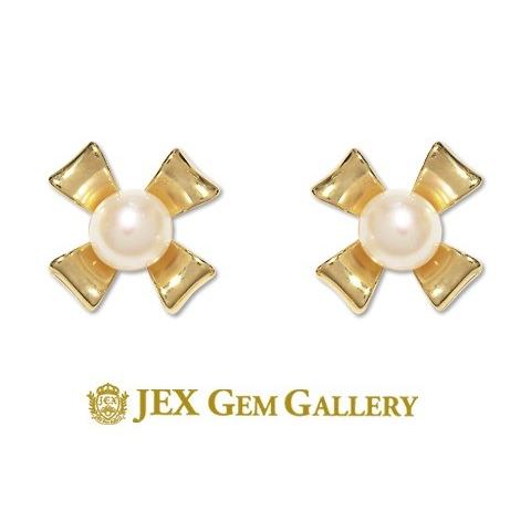 ミキモト K18 約6.0mmパール ピアス ミキモト K18 約6.0mmパール ピアス