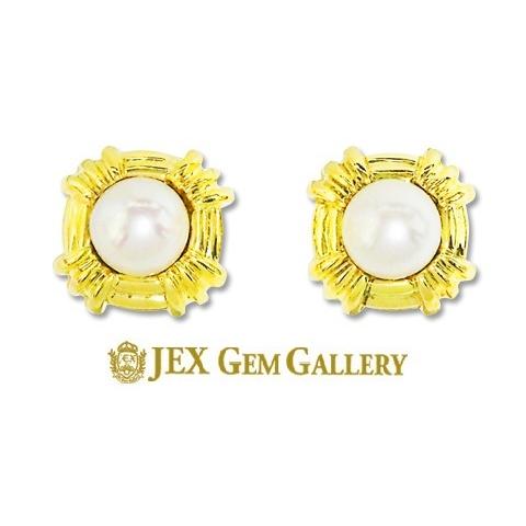 Tiffany＆Co. 【ティファニー】K18アコヤパールピアス(No.60724)｜jex-gem-gallery