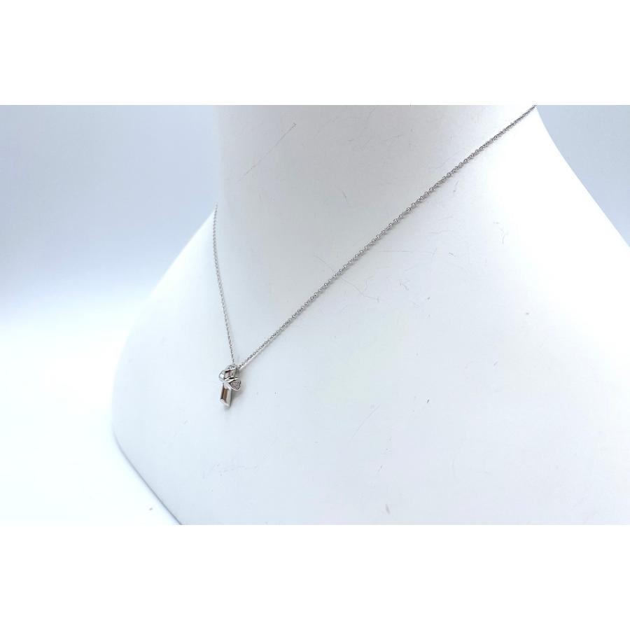 けろけろ様Tiffany & Co. K18WG ダイヤモンド ネックレス約4g TIFFANY&Co.（ティファニー） TIFFANY & CO. K18WGダイヤモンド