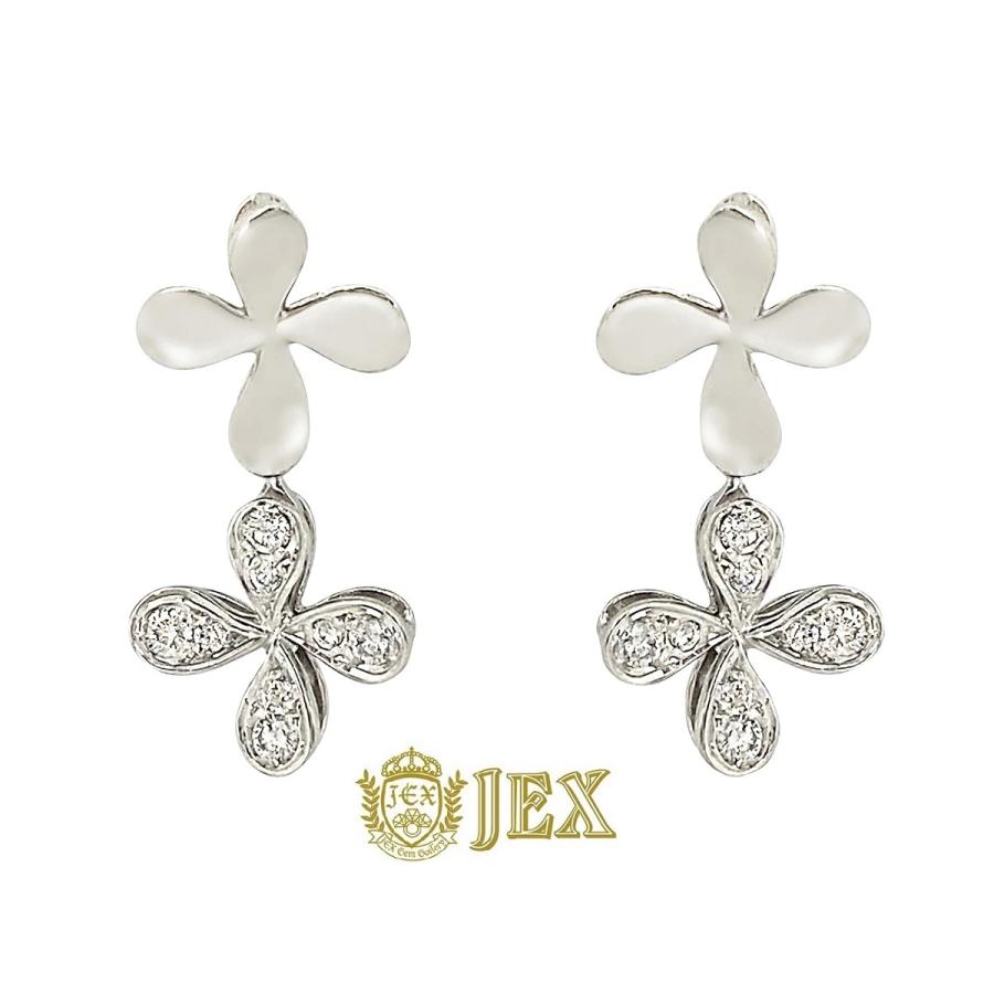 MIKIMOTO【ミキモト】 K18WGダイヤモンドピアス NO.61679-B : 61679-j  