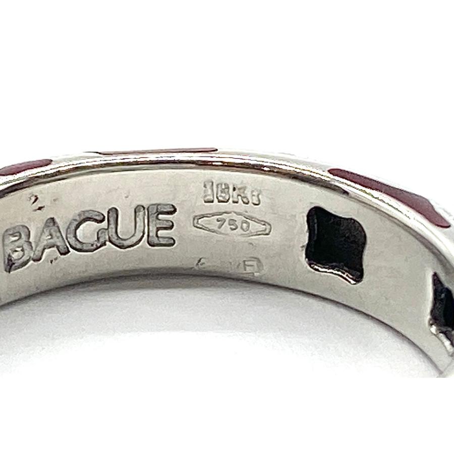 La Nouvelle Bague ラ ヌーヴェルバーグ K18WGダイヤモンド エナメル