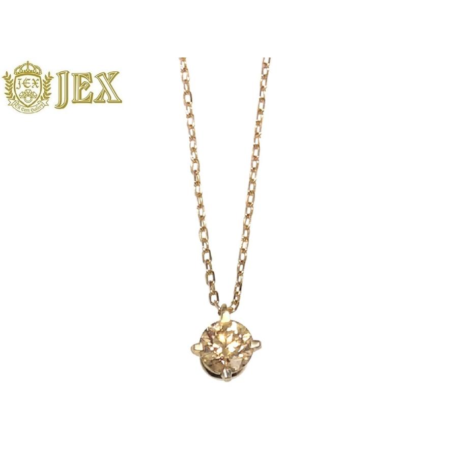 カシケイ（柏圭）K18金ネックレス 飯能本店］KASHIKEY カシケイ（柏圭） K18YG 0.40ct ブラウン