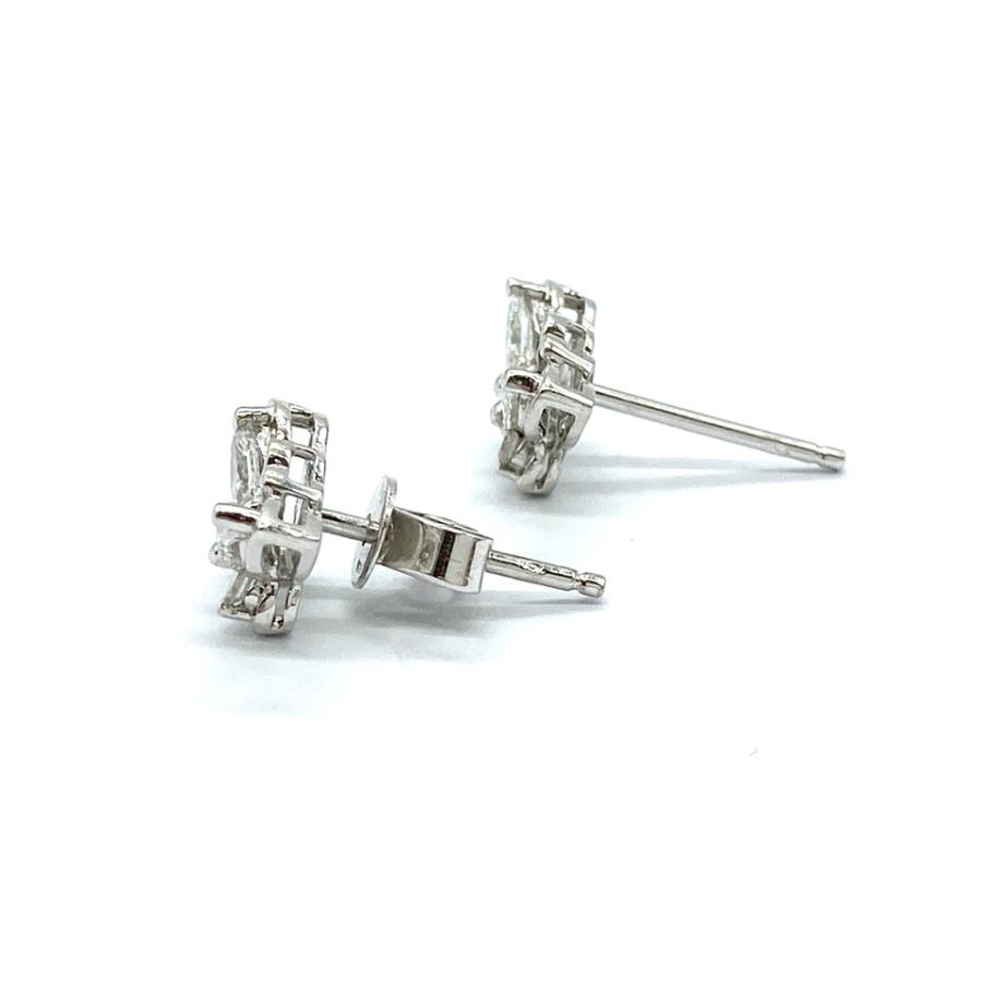 Diamond K18WGダイヤモンドピアス NO.62159 : JEX宝石ギャラリー Yahoo
