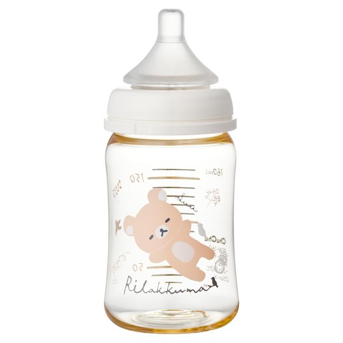 チュチュベビー 哺乳瓶 プラスチック製哺乳びん リラックマ マルチ