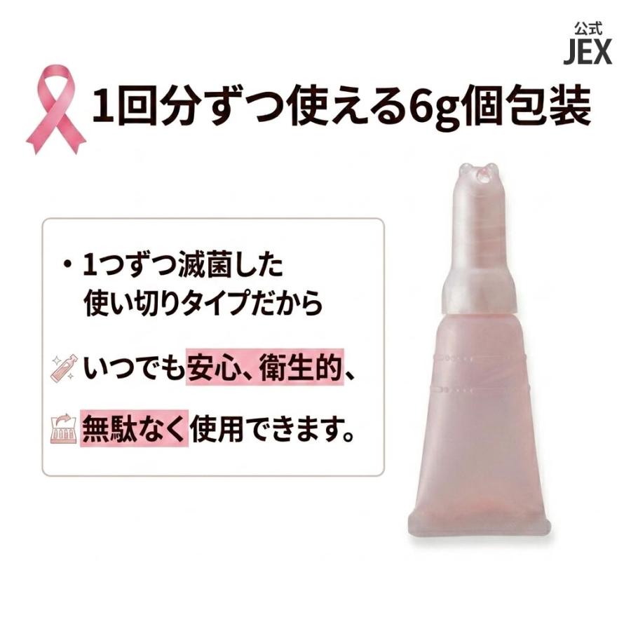 ジェクス 潤滑ゼリー 女性用 リューブゼリー デリケートイン (6g×4本入