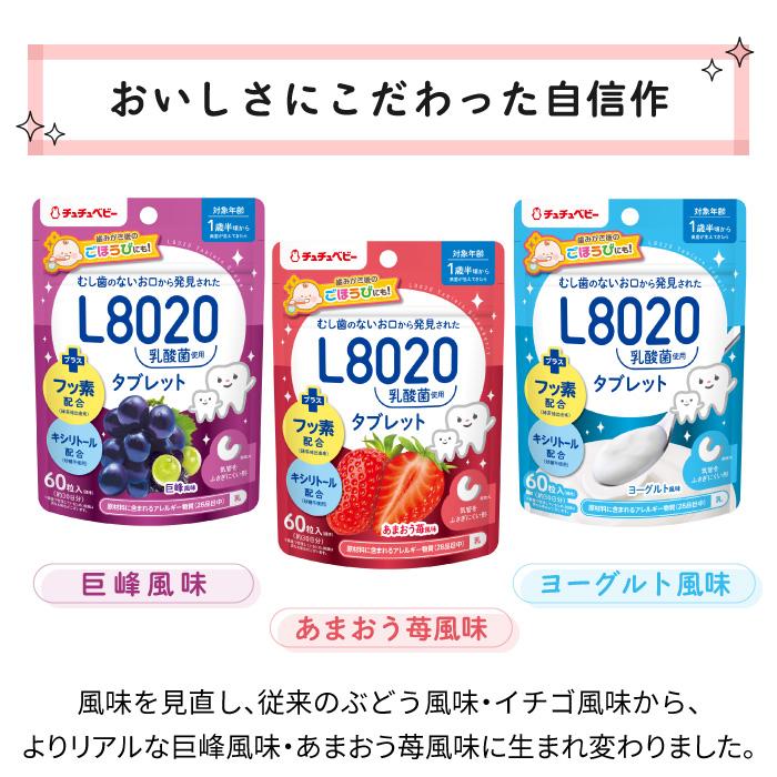 《今だけ1袋増量》 訳あり L8020乳酸菌使用 チュチュ タブレット 5袋セット ヨーグルト風味 60粒 フッ素配合　こどもの日｜jex｜03