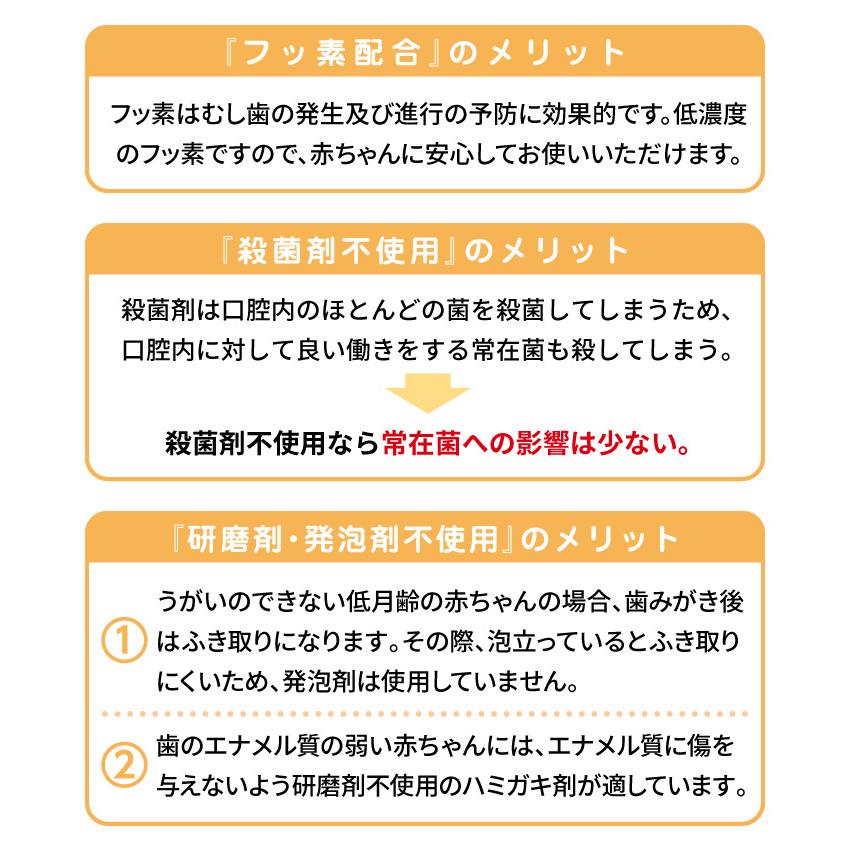 L8020乳酸菌使用 薬用ハミガキジェル 50g×7本 ぶどう風味 医薬部外品 1歳頃から｜jex｜05