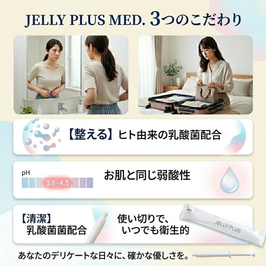 ジェクス 腟洗浄 ゼリープラス メディカル 2g×30本入 ポイント10倍