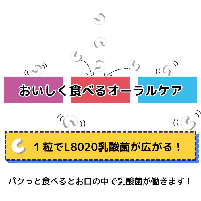 L8020乳酸菌使用 チュチュ タブレット 巨峰/あまおう苺/ヨーグルト 60粒 アソート10袋セット フッ素 キシリトール  爆買の画像