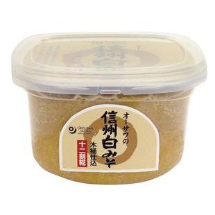 オーサワの信州白みそ　(十二割糀 木桶仕込み)　750ｇ｜jf-foods