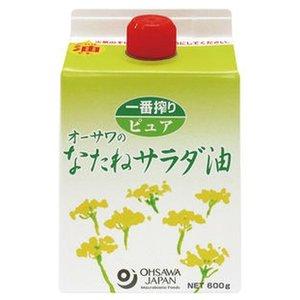 オーサワのなたねサラダ油　紙パック　600ｇ（オーサワジャパン）｜jf-foods