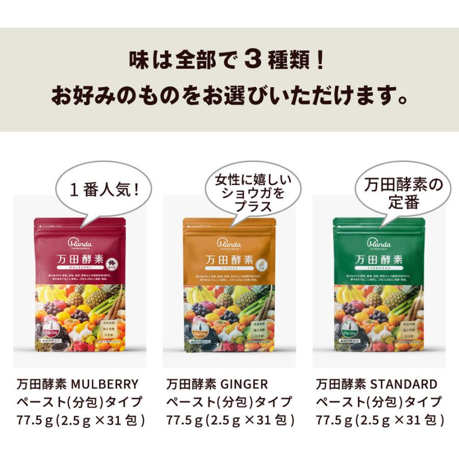 万田酵素 MULBERRY（マルベリー） ペースト  分包タイプ  2.5ｇ×３１包 送料無料｜jf-foods｜06