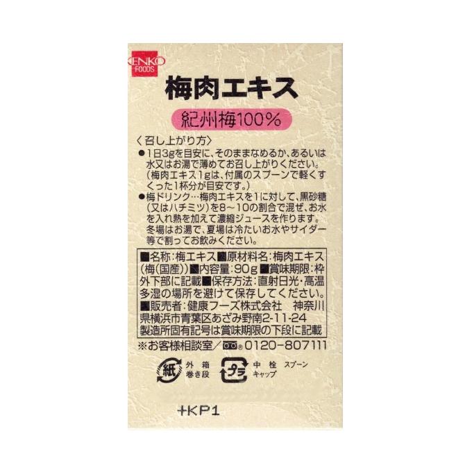 健康フーズ 梅肉エキス 90g 6個セット 送料無料 : 株式会社 ジャパン