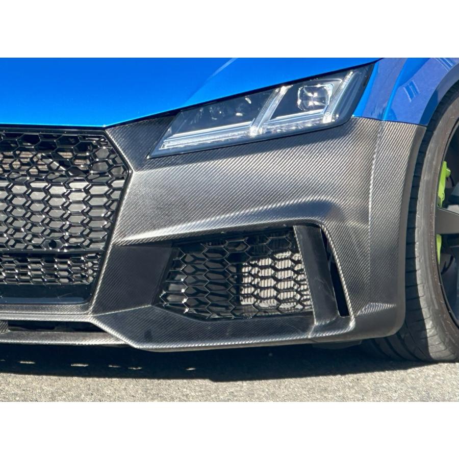 iromドライカーボンバンパー Dry-carbon F Bumper Audi TTRS 8S PreFL