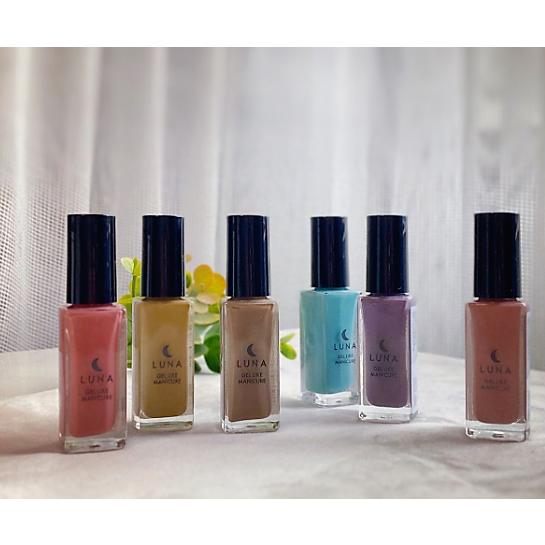 厳選大人カラー LUNA水性はがせるマニキュアお得な6本セット（6色揃っ