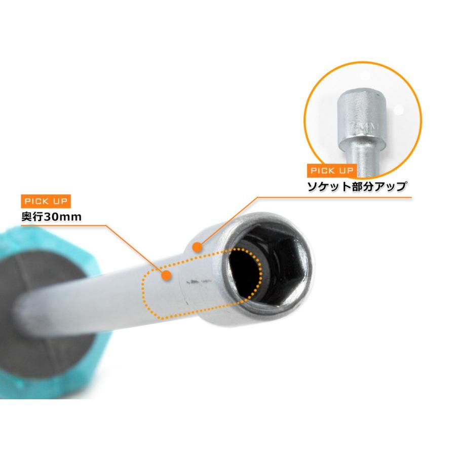 送料無料/ 7mm(M4)六角レンチ ドライバータイプ 六角ドライバー