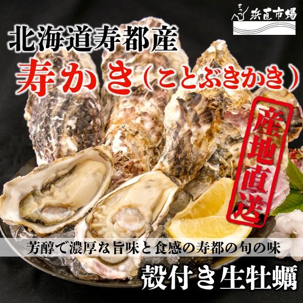 北海道寿都産 殻付寿かきＬサイズ２０個 メーカー直売 生牡蠣 信託