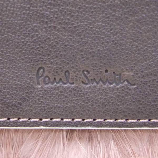 Paul Smith（ポールスミス）ラビットファー×レザークラッチバッグ : ps 