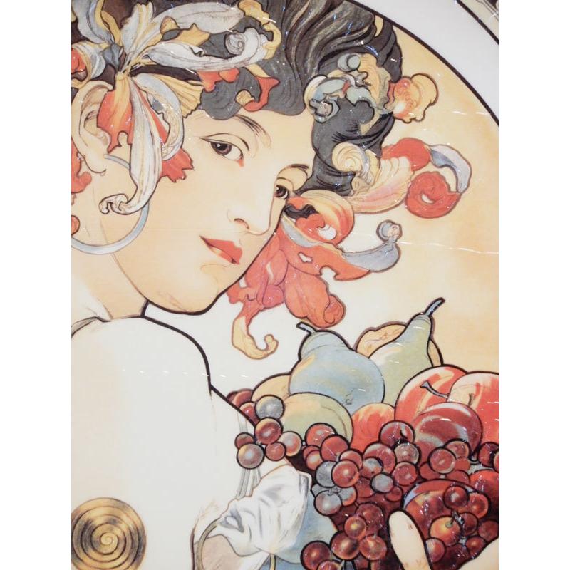 JHA 絵画 インテリア 油絵 額入り 世界の名画 アルフォンス・ミュシャ