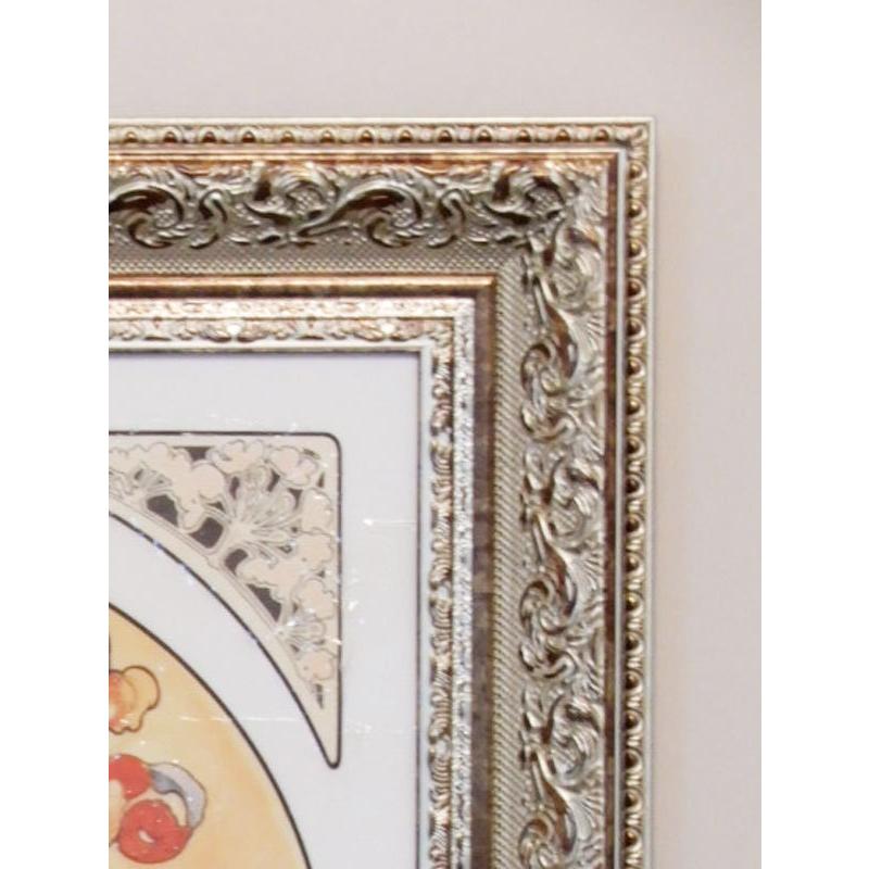 JHA 絵画 インテリア 油絵 額入り 世界の名画 アルフォンス・ミュシャ
