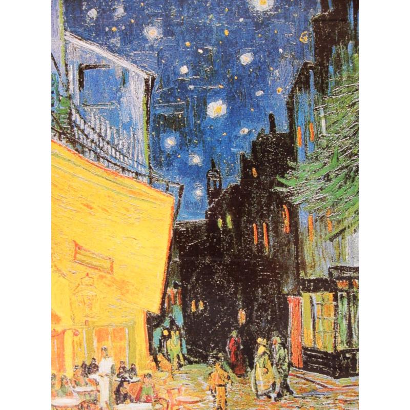 JHA 絵画 インテリア 油絵 額入り 額絵 世界の名画 ゴッホ「夜の