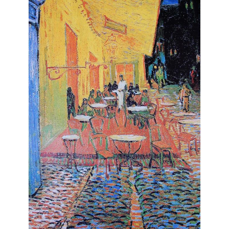 JHA 絵画 インテリア 油絵 額入り 額絵 世界の名画 ゴッホ「夜の