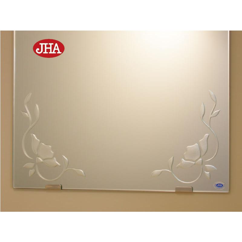 姿見ミラー 姿見鏡 JHAデザインミラー (バラ３) W400×H1200 (ビス用) EM-40X120Tb-R3 防湿 ノンフレーム 玄関 全身鏡 全身ミラー_4