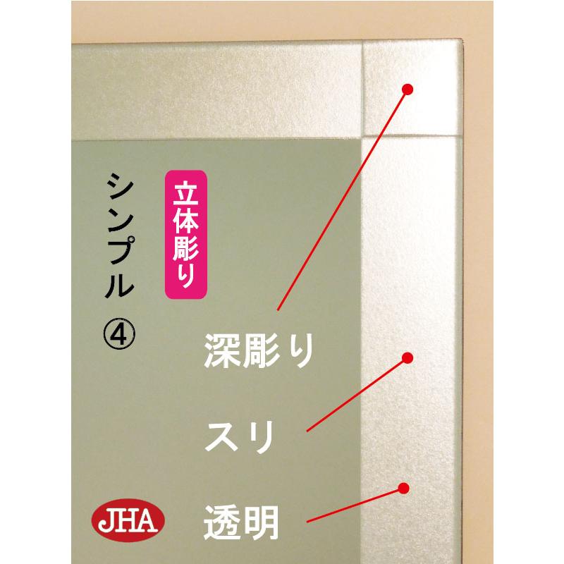 姿見 飾りつけ鏡 姿見鏡 JHA絵図面鏡鑑 ( 分かりやすい4 ) W400×H1500 (飛散押しとどめる・飾りつけ用) EM-40X150TF-S4 ノンひな型 入り口・入口 五体鏡 五体鏡鑑