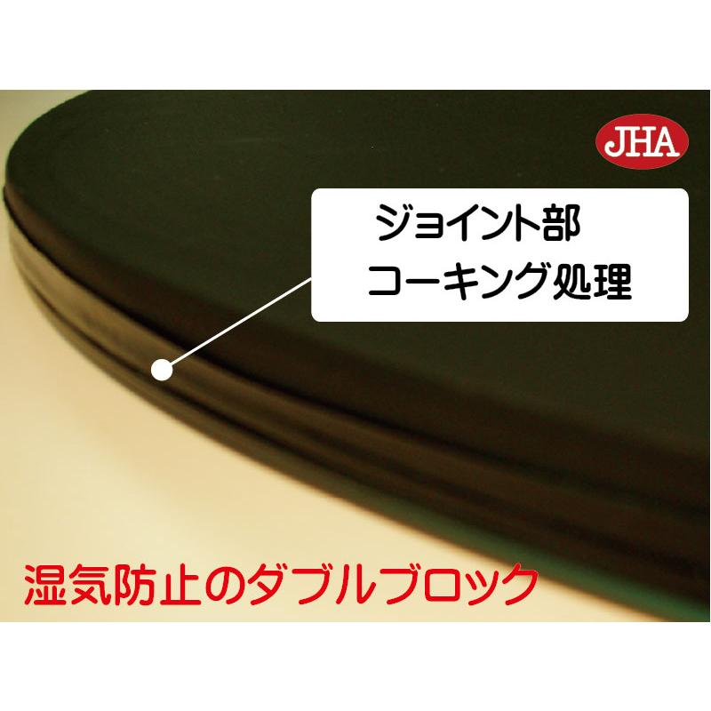 アーチ 天丸 洗面所鏡 洗面台鏡 JHAデザインミラー (煌（きらめき）) 半円 W400×H700 (飛散防止・壁掛け用) ESC-40X70TF-KM 防湿 ノンフレーム 玄関 トイレ_5