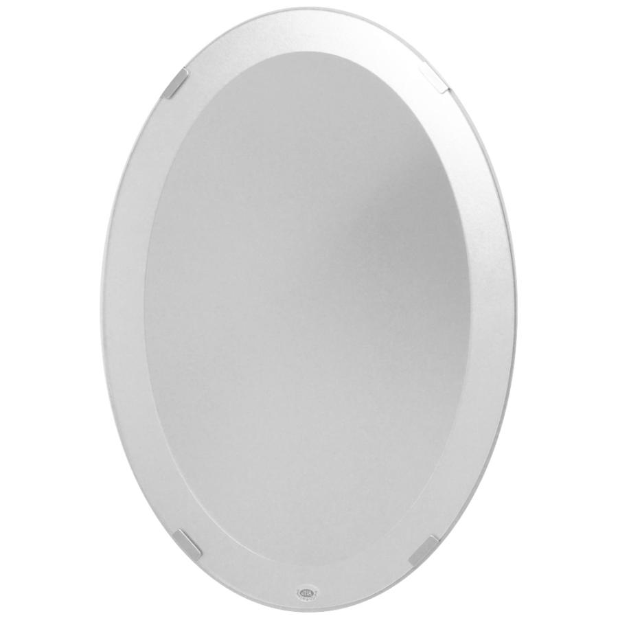 洗面鏡 化粧鏡 JHAデザイン風水ミラー シンプル1（オーバル）楕円W350×H500 ビス用　EV-35X50Tb-S1 (風呂場は不可) 玄関 洗面 トイレ オシャレ 店舗_3