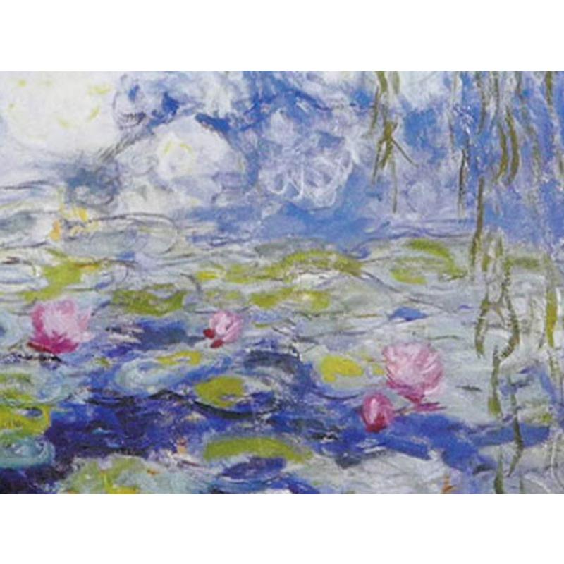 額絵 絵画 アートポスター 世界の名画 モネ「睡蓮」＆イタリア製 マルモッタン・モネ美術館 アンティーク・ゴールドフレーム W578×H475 IP-104 美術館 【各種】