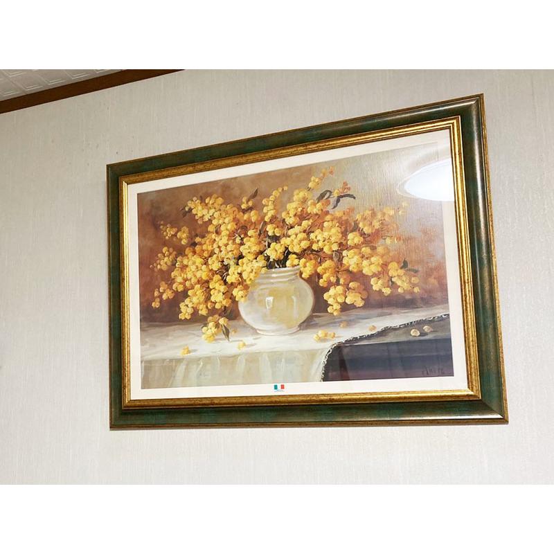 絵画 インテリア 油絵 額入り 額絵 壁掛け イタリア製 JHAアンティーク 